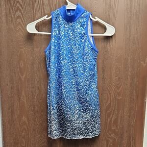 Balera Royal Blue Sequin Dance Top